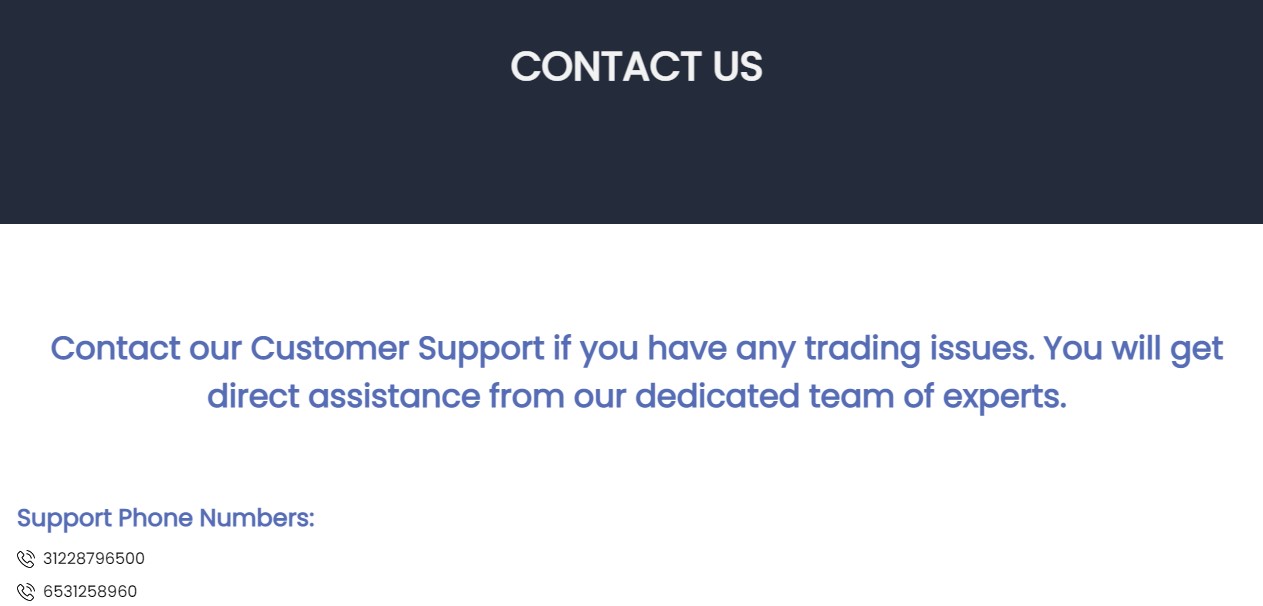 Gainful markets Customer services