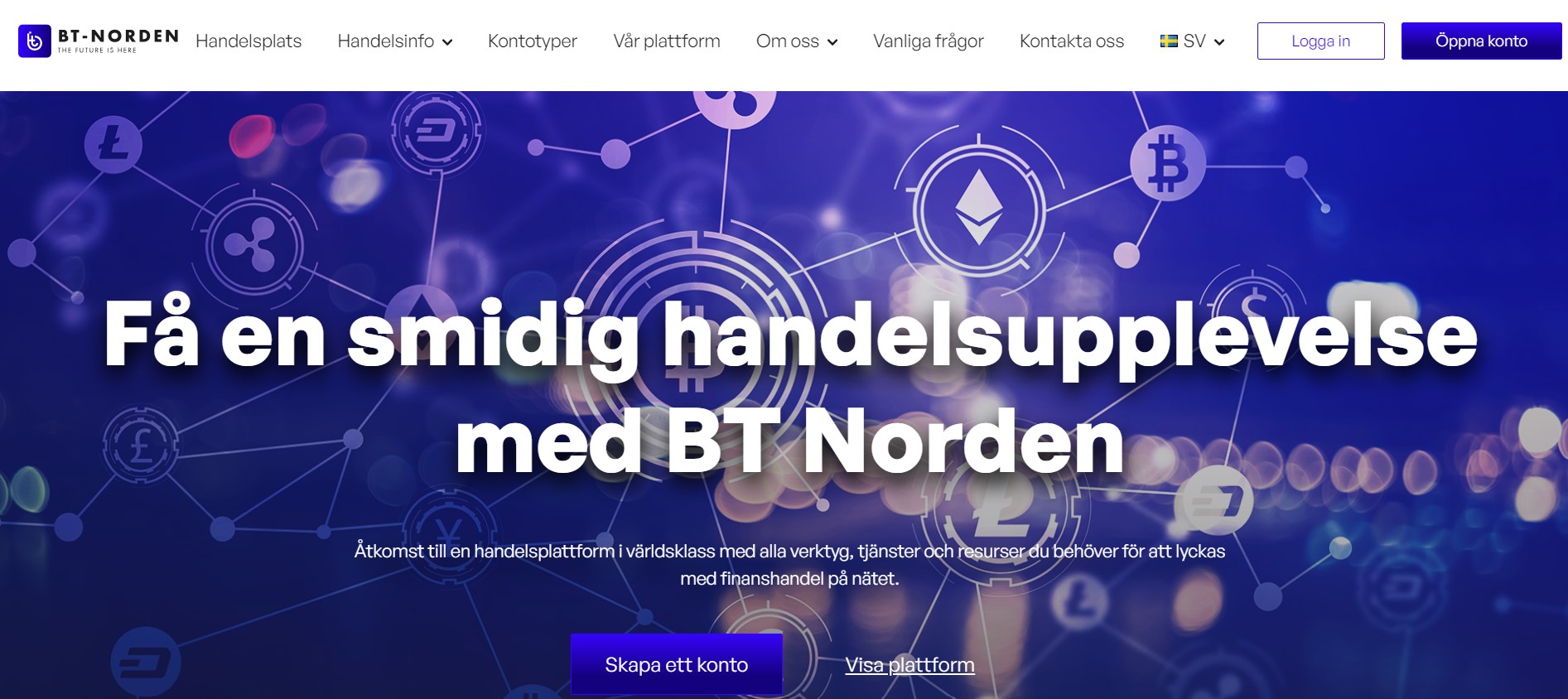 BT-Norden website