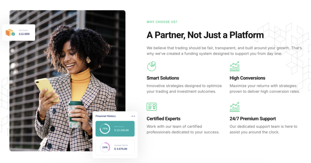 Wealth trust capital home page screenshot